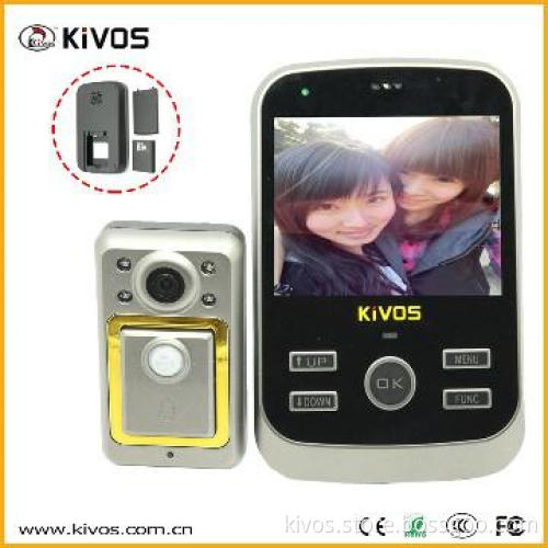Peephole Door Viewer with Motion Detection Auto Video Recording Bells
